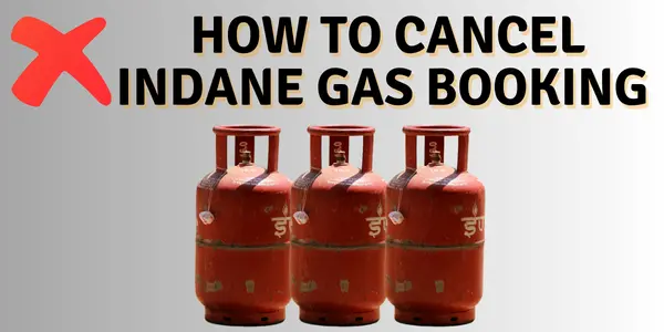 how to cancel indane gas booking
