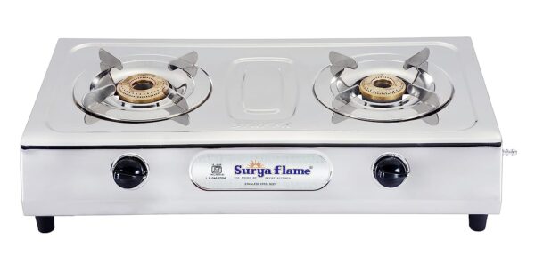 Surya Flame Ultimate Gas Stove 2 Burner